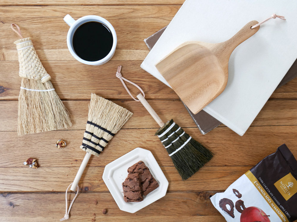 ホーンプリーズのアカシア木ダストパン