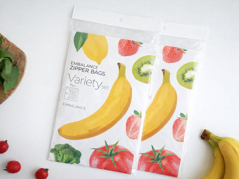 EMBALANCE タッパー ジッパーバッグ セット EMBALANCE/エンバランス】食材を美味しく保つ保存容器 ジッパーバッグ