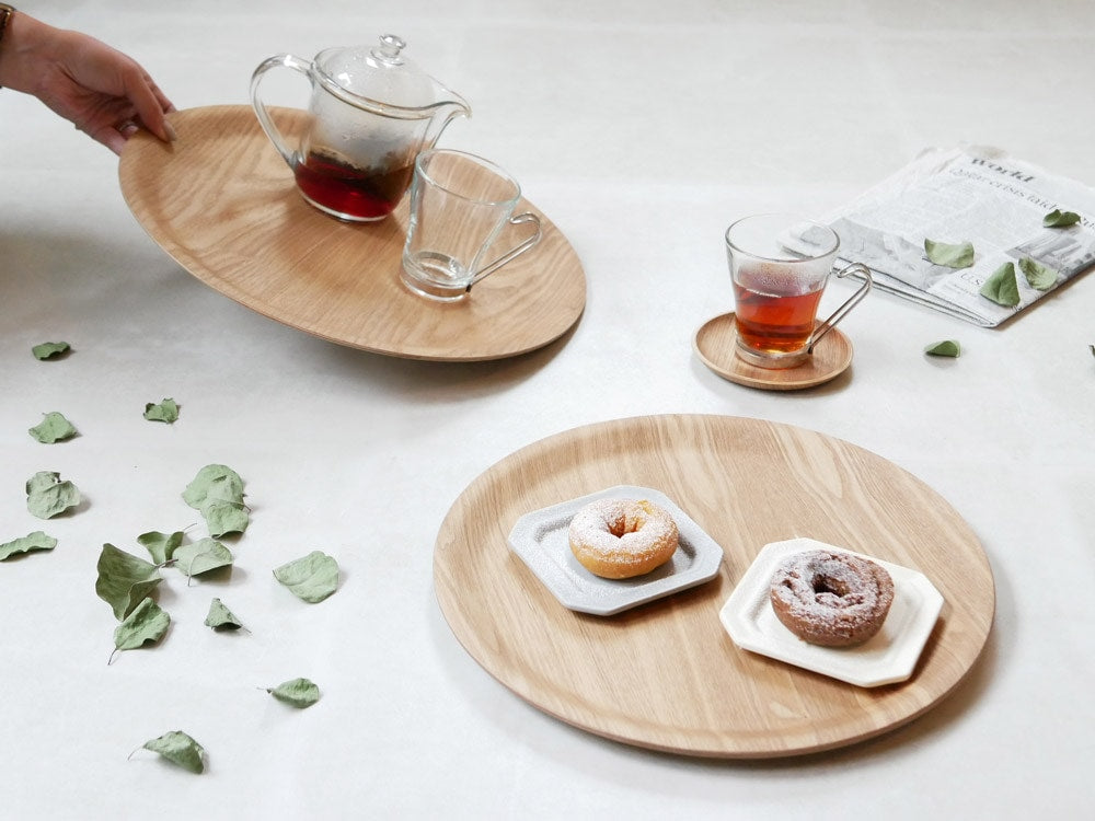KINTO/キントー】乗せても滑らないノンスリップラウンドトレイ