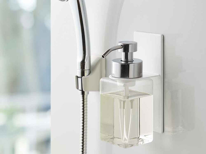 マグネット付きスチール製ソープディスペンサーホルダー