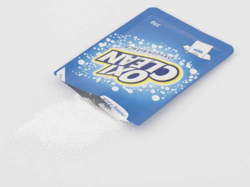 オキシクリーンの包装箱とラベル