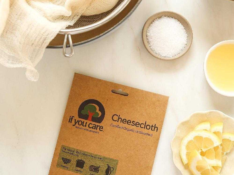【if you care/イフユーケア】GOTS認証&USDAバイオベース認証 オーガニックコットン100%チーズクロス(こし布)