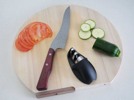 【S-Cooking/エス-クッキング】Sコーティング包丁 シャープナーセット