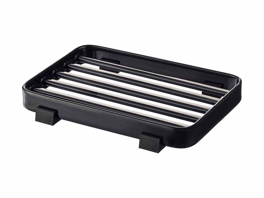 YAMAZAKIタワーのプラスチックソープトレーとソープディスペンサー