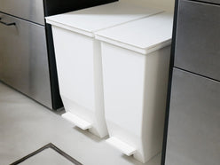 SOLOWペダルオープンツインの抗菌PP製ゴミ箱