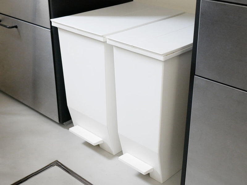 SOLOWペダルオープンツインの抗菌PP製ゴミ箱