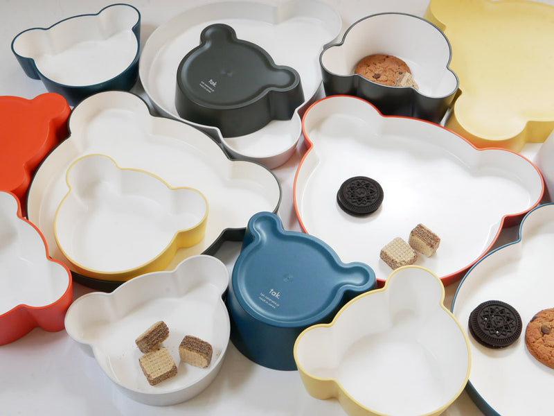 ベア柄のキッズ用プレート