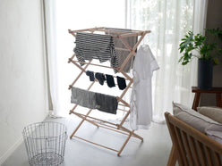 BIERTAビエルタの折りたたみ木製クロスドライヤー