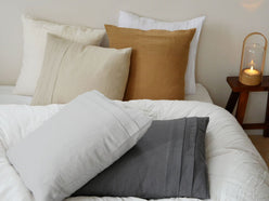 Magic Linen製プリーツリネンピローケース