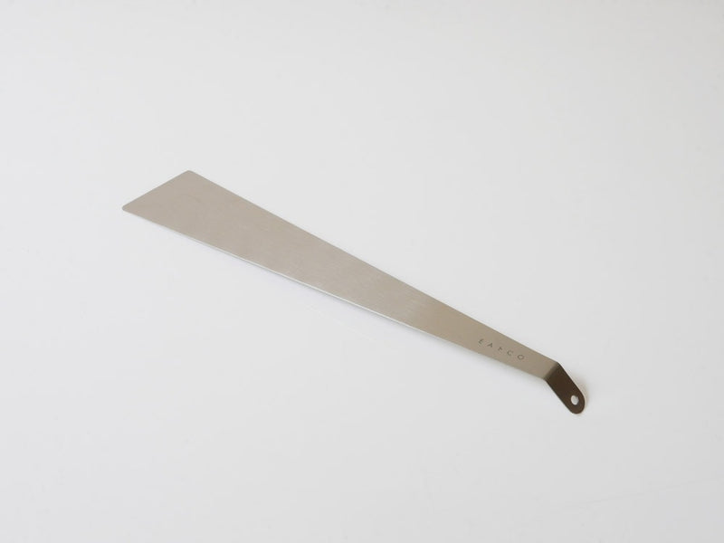 EAトCOの銀色ステンレス製トルスパチュラ