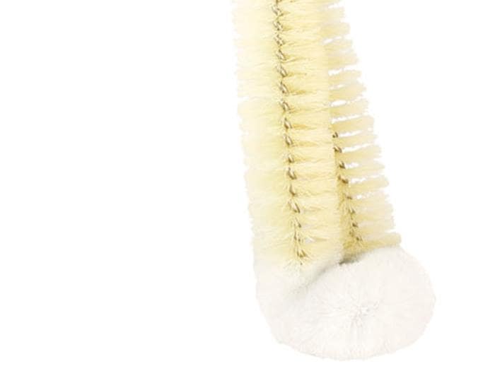 天然木柄と豚毛使用のマーナ洗いブラシ