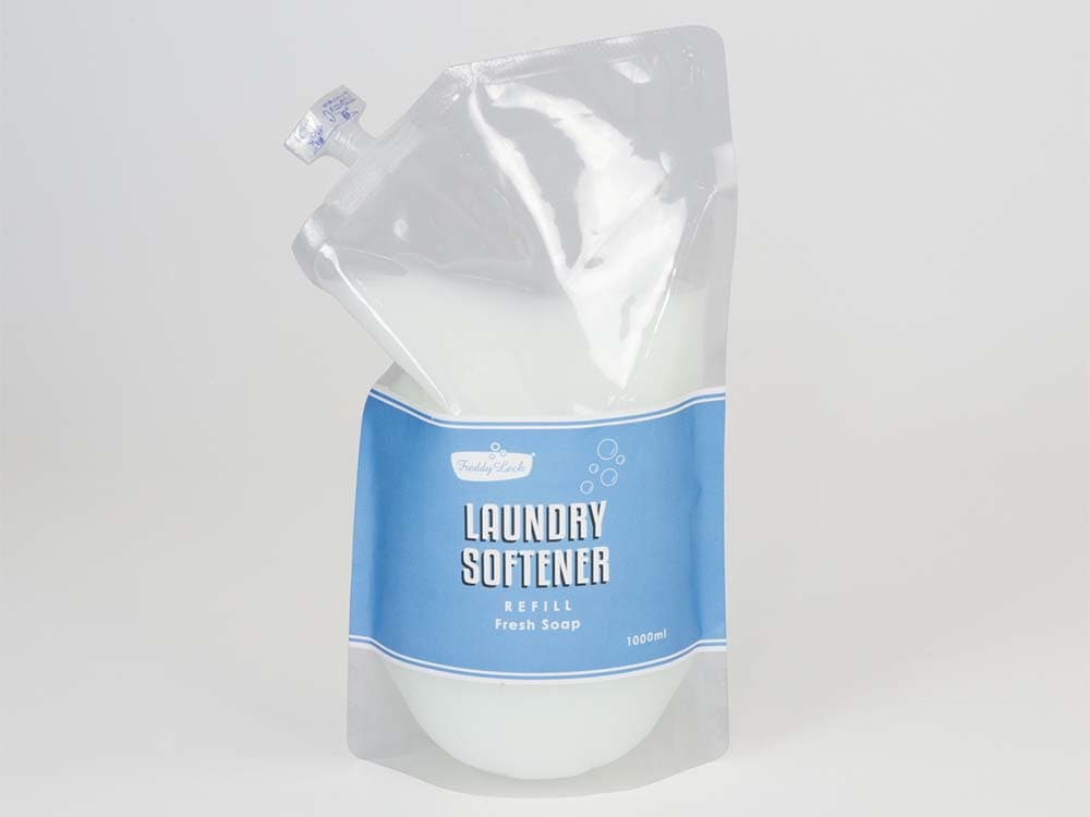 フレディレックランドリー柔軟剤リフィルのパッケージ