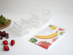 《Hinata Life特別セットA》【EMBALANCE/エンバランス】食材を美味しく保つ保存容器 / コンテナ4点(XS/S/M/L)&ジッパーバッグセット