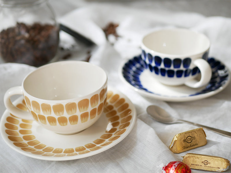 アラビア24h トゥオキオの白磁カップとソーサーセット