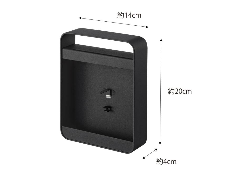 スチールとステンレス製のハンドル付き蚊取り線香スタンド。幅約14cm、高さ約20cmのシンプルなデザインで、蚊取り線香を安全に設置できる製品。