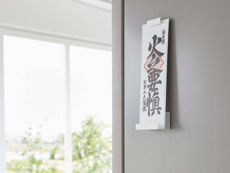 スチール製のマグネット式シングル神札ホルダー