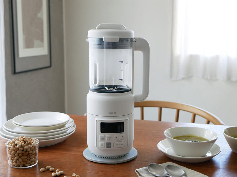 シロカ おうちシェフ ヒーター機能付きブレンダー本体と付属品のセット