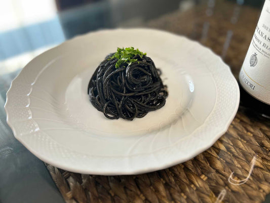 イカスミとしょうがのアラビアータ