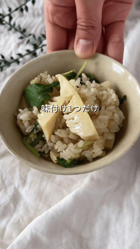 絶対覚えたい！たけのこ水煮で炊き込みご飯♪