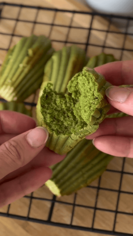 おからと米粉のふわふわマドレーヌ♪