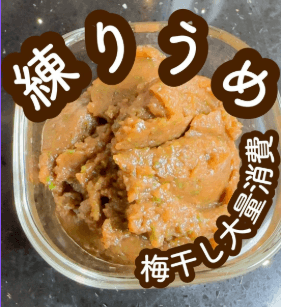 しょっぱ梅、救済レシピ♡練り梅ペースト