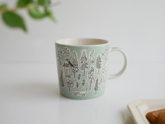 【Iittala/イッタラ】イッタラ × ミナ ペルホネン フォレストライフ 2024限定カラー　ライトグリーン