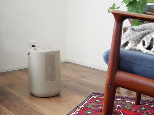 【THREEUP/スリーアップ】お部屋になじむスチーム加湿器 スチームポット 3L