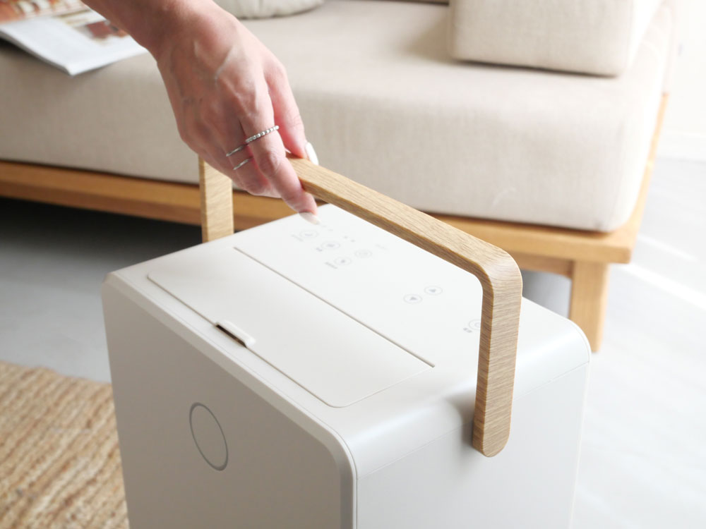 THREEUP/スリーアップ】コンプレッサー式除湿機 ウッドドライ 6L