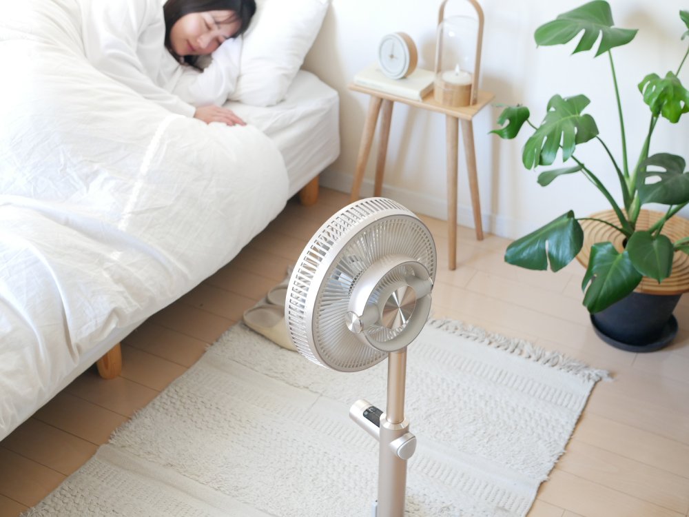 【Kamomefan/カモメファン】やわらかい風を届けるKamomefan+c lite2(上下自動首振りモデル)