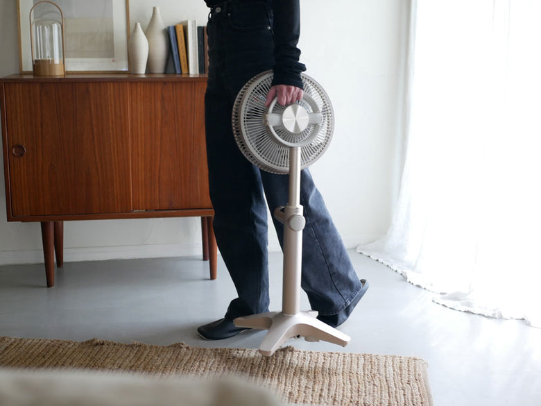 【Kamomefan/カモメファン】やわらかい風を届けるKamomefan+c lite2(上下自動首振りモデル)