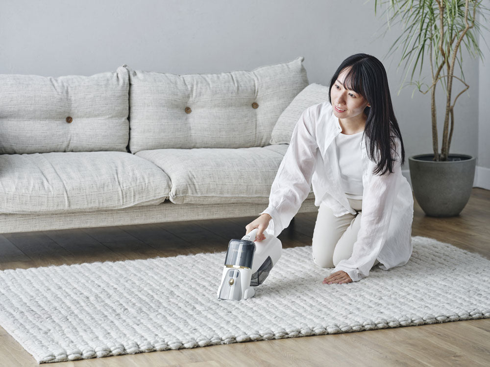 Mindoo PureX ソファ•カーペット•マットレスクリーナー Mindoo/ミンドー】洗えない布製品の洗浄・吸引ができるコードレス布用