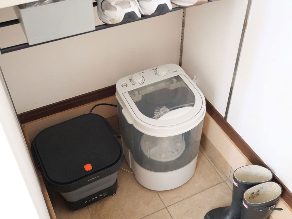 靴専用ミニ洗濯機「靴洗いま専科3」｜【公式】ひなたライフ インテリア