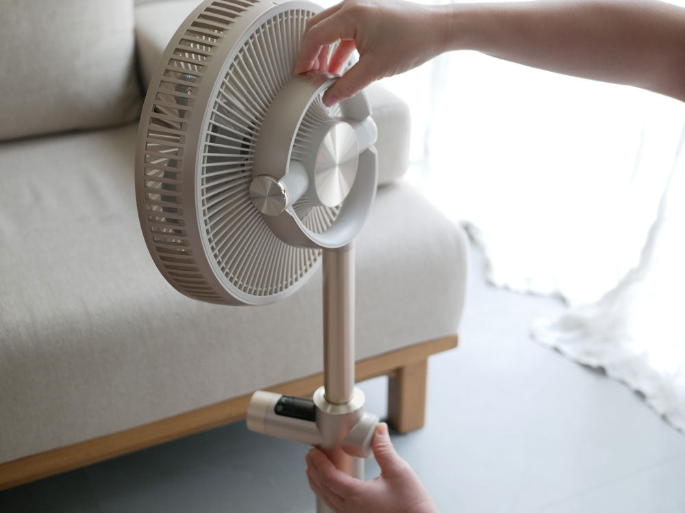 【Kamomefan/カモメファン】やわらかい風を届けるKamomefan+c lite2(上下自動首振りモデル)