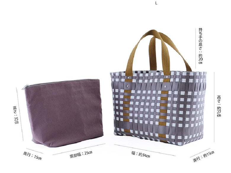 【shesay/シセイ】大人ピクニックに持って行きたい保冷ポーチ付きバッグ