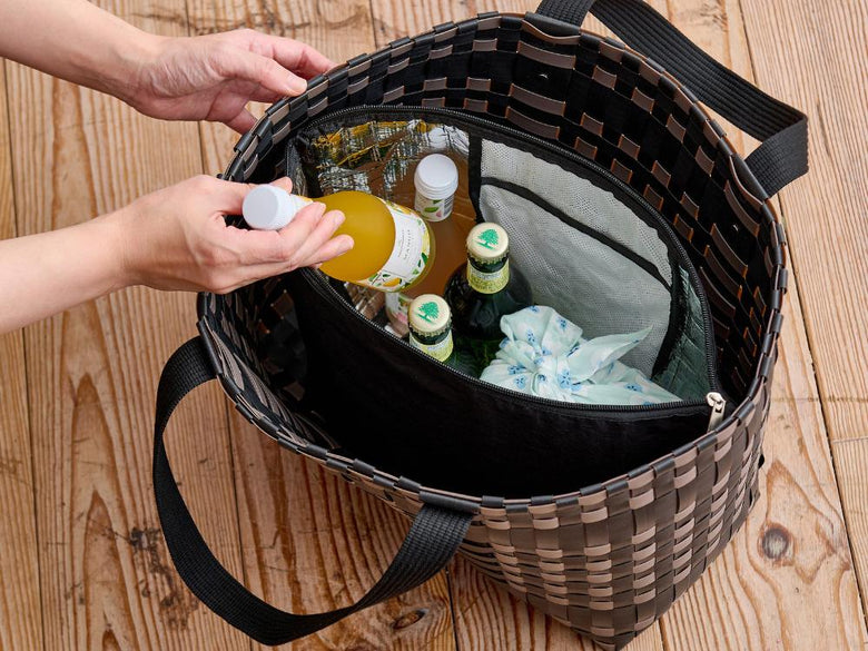 【shesay/シセイ】大人ピクニックに持って行きたい保冷ポーチ付きバッグ