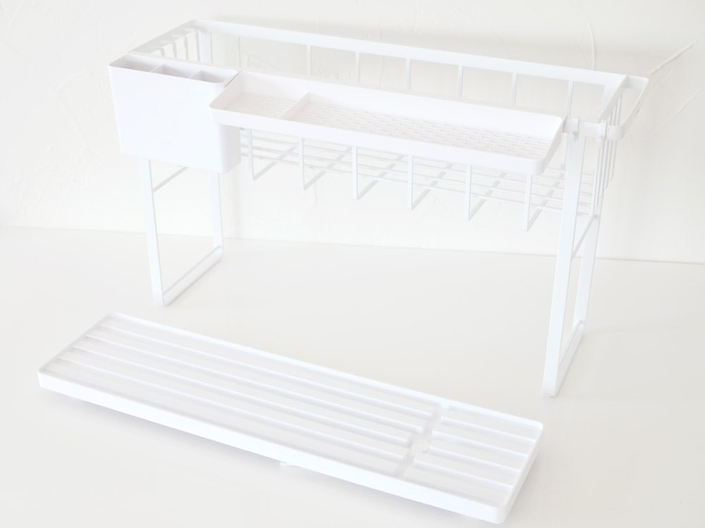 タワーのスリム2段水切りワイヤーバスケット