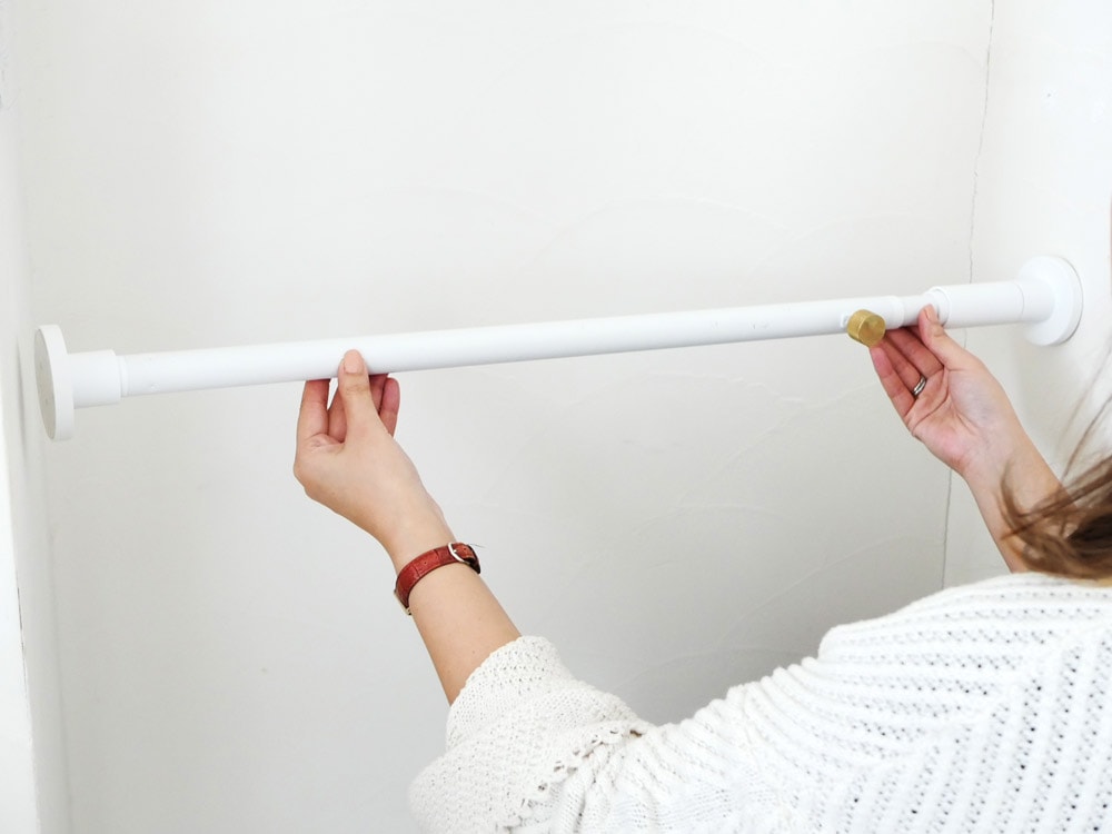 ドローアライン 002テンションロッド Bとパイプの設置図