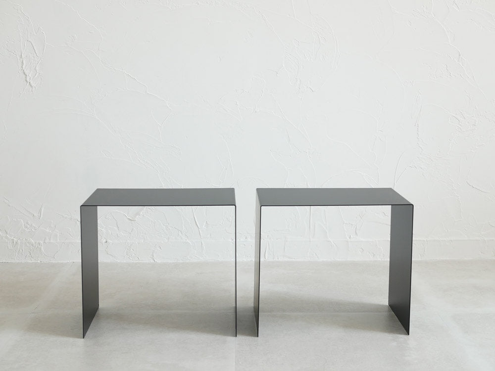 YAMAZAKIタワーのスチール収納ボックス上ラック2個セット