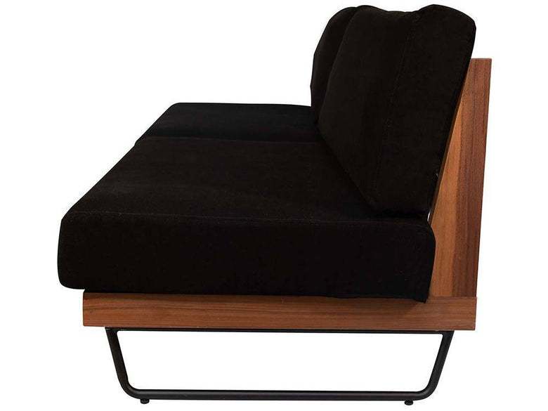 adepeche ウェルメ ブラウン木製デイベッド