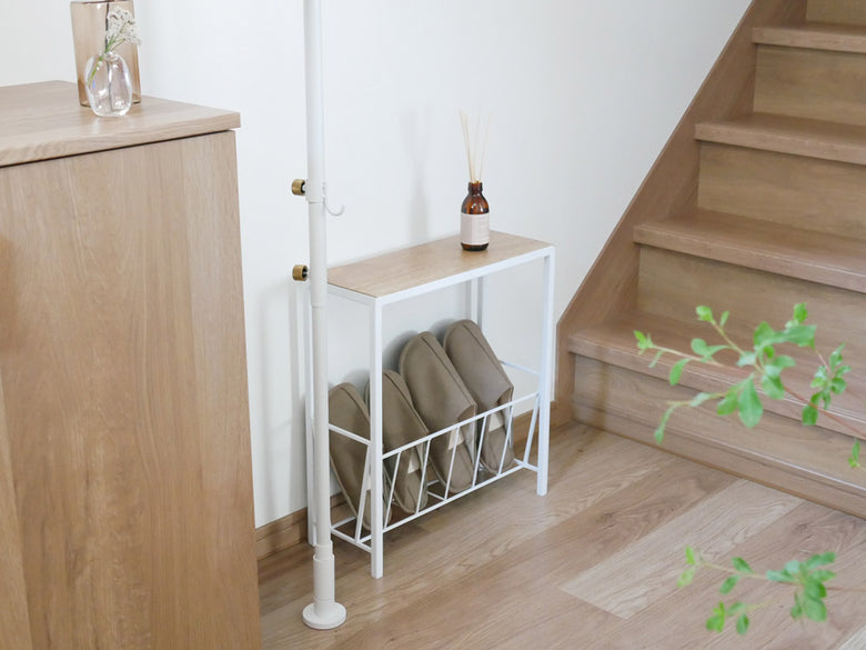 sarasa designのウォッシャブルスリッパ。麻素材の甲部と柔軟なEVA底を使用した室内用スリッパ