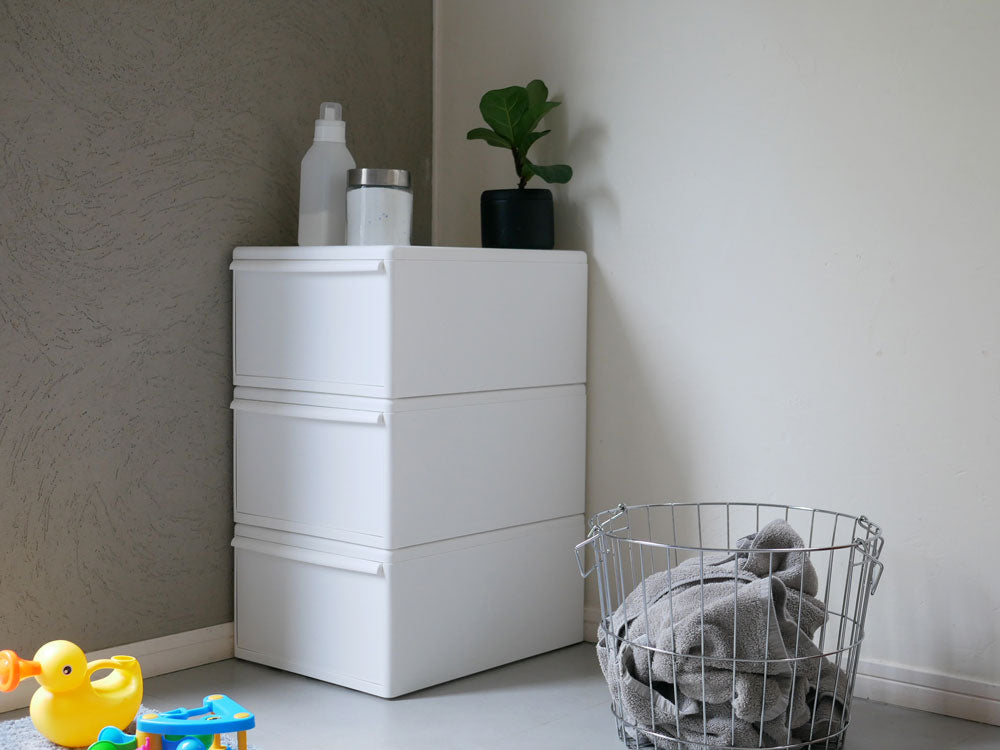 ライクイットのオールホワイト収納ケースセット