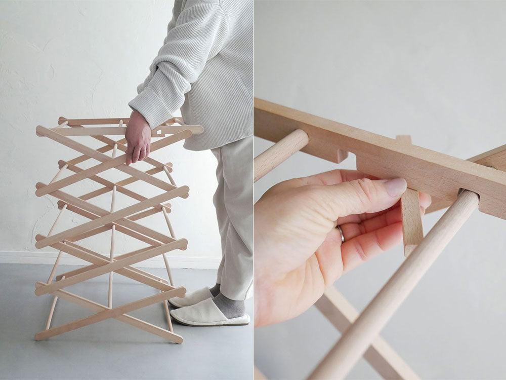 BIERTAのビーチウッド製クロスドライヤー