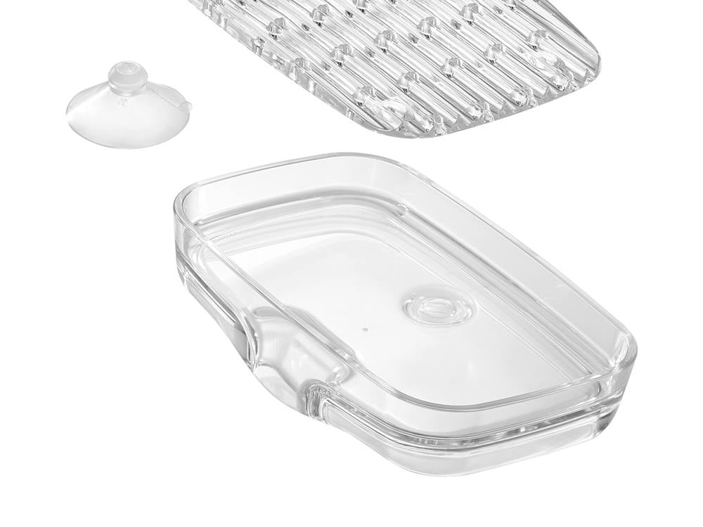 ライクイットシンクキャディ、キッチン用プラスチックトレーと蓋