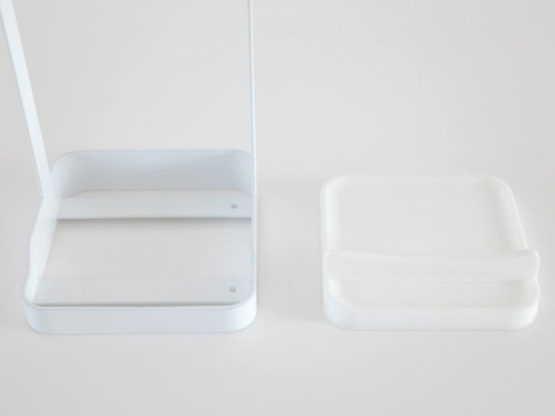 YAMAZAKIタワー耐熱トレー付きヘアアイロンスタンド