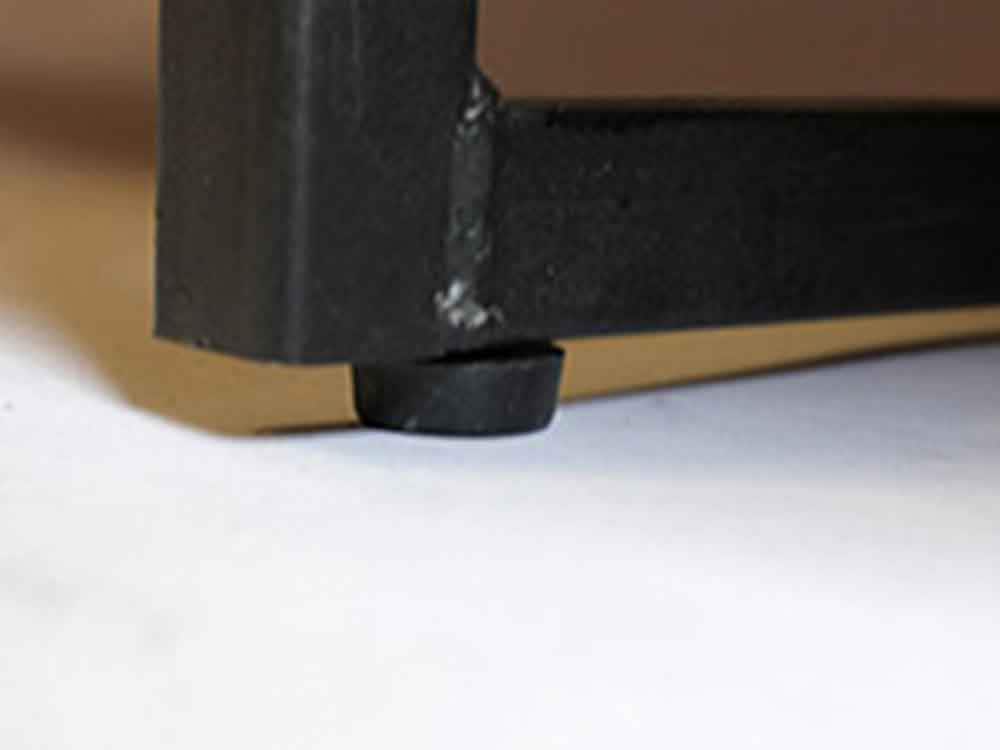 adepecheのグレー色スライドガラスキャビネット