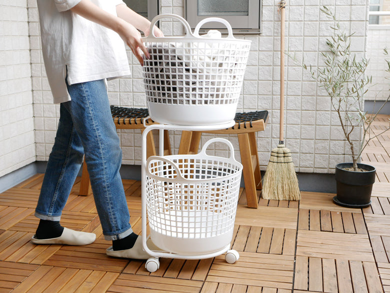 ライクイットの2段ランドリーバスケット