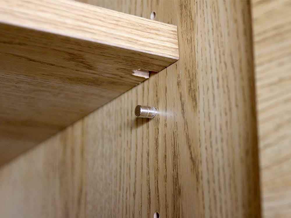 オーク無垢材のキッチンボード