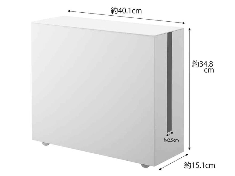 木製キャスター付きケーブル収納ラック