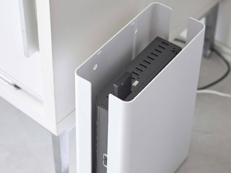 スマートの重ねられる黒色ロングルーター収納ケース