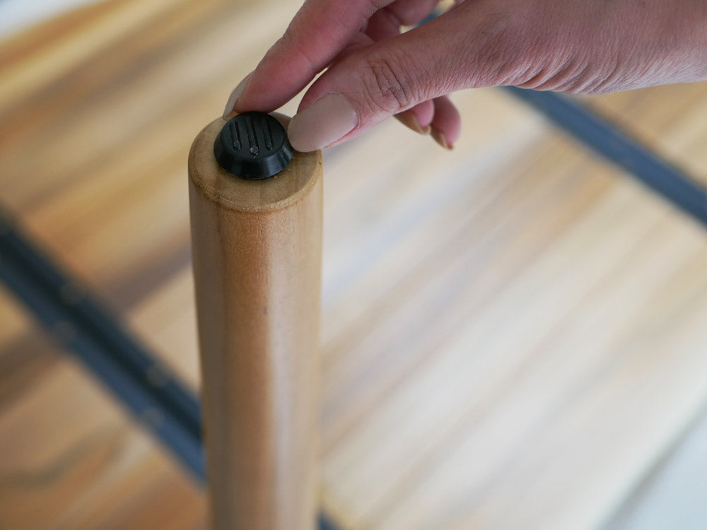 サンフラワーラタンのチーク無垢160cmダイニングテーブル